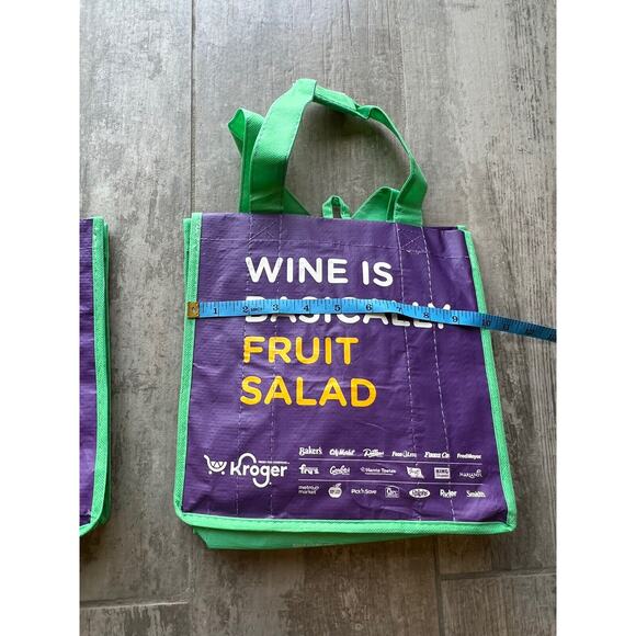 Set of 2 Lot Reusable Wine Tote Bag 12 Bottle Holder Carrier Party Storage - Picture 3 of 5